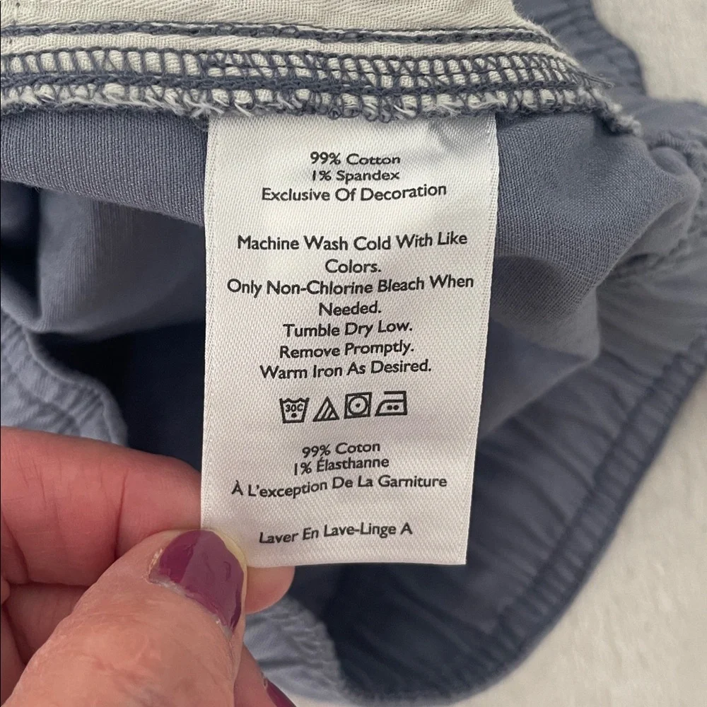 Eddie Bauer Washed Cotton Women's Drawstring Shorts - Picture 5 of 5